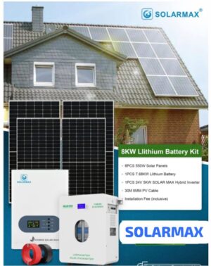 8KW Lithium Battery Kit All inclusive