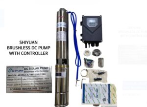 SHIYUAN 180M Lift 2200W 1.25inch Outlet 280V Brushless DC Pump With Controller