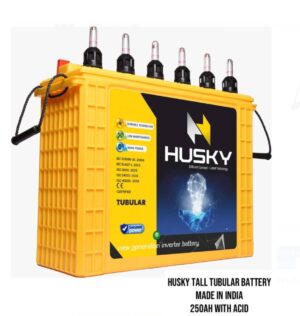 Husky 250Ah Tall Tabular Battery made in India
