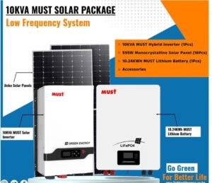 10KW MUST Solar KIT