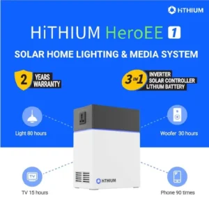 HeroEE1 Portable Lithium  Power Station 3 In 1 Inverter + Battery +  Solar Controller Output 200W Rated Power 1004Wh Lithium super Powerbank UPS Plug & Play 2 Year Warranty 10 Years + of service