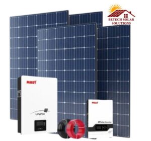 5Kw 500watts 5Kva Must Lithium Solar  Kit -5kwh Must Lithium Solar Battery