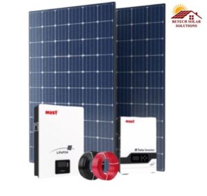 3kva 3000watts 3kva Must Lithium Solar Kit -5Kw Must Lithium Battery