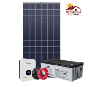 1kw 1000Watts 1Kva Growatts -Ritar Solar Sytem kit