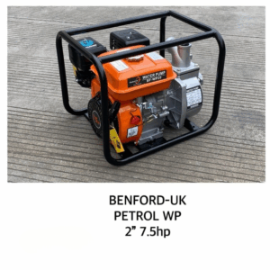 Benford - UK 2 Inches Petrol Water Pump - Powerful and Portable