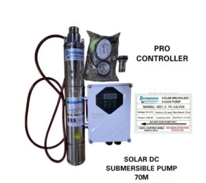 Premier 70M Solar Dc Submersible Brushless water pump :250W  with Pro Controller