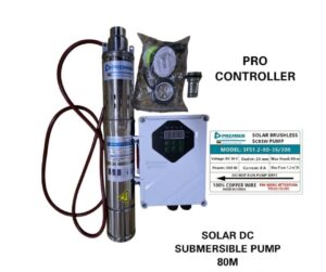 Premier 95M Solar Dc Submersible Brushless Water Pump With Economy Cntroller
