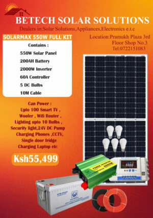 Solarmax 550w solar Full Kit