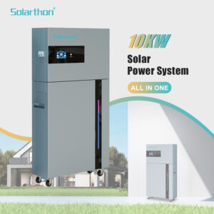 Solarthon 10KW All-in-One Solar Power System with 15.36kWh Lithium Storage with inbuilt Inverter , Controller and BMS 15KW Lithium Powerstation
