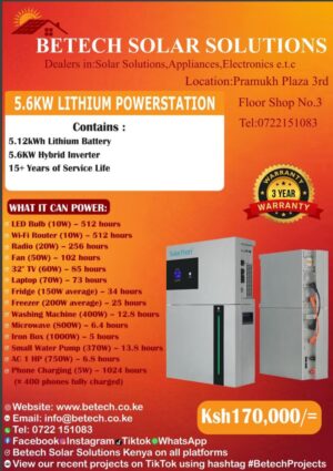 5.6Kw Lithium Powerstation